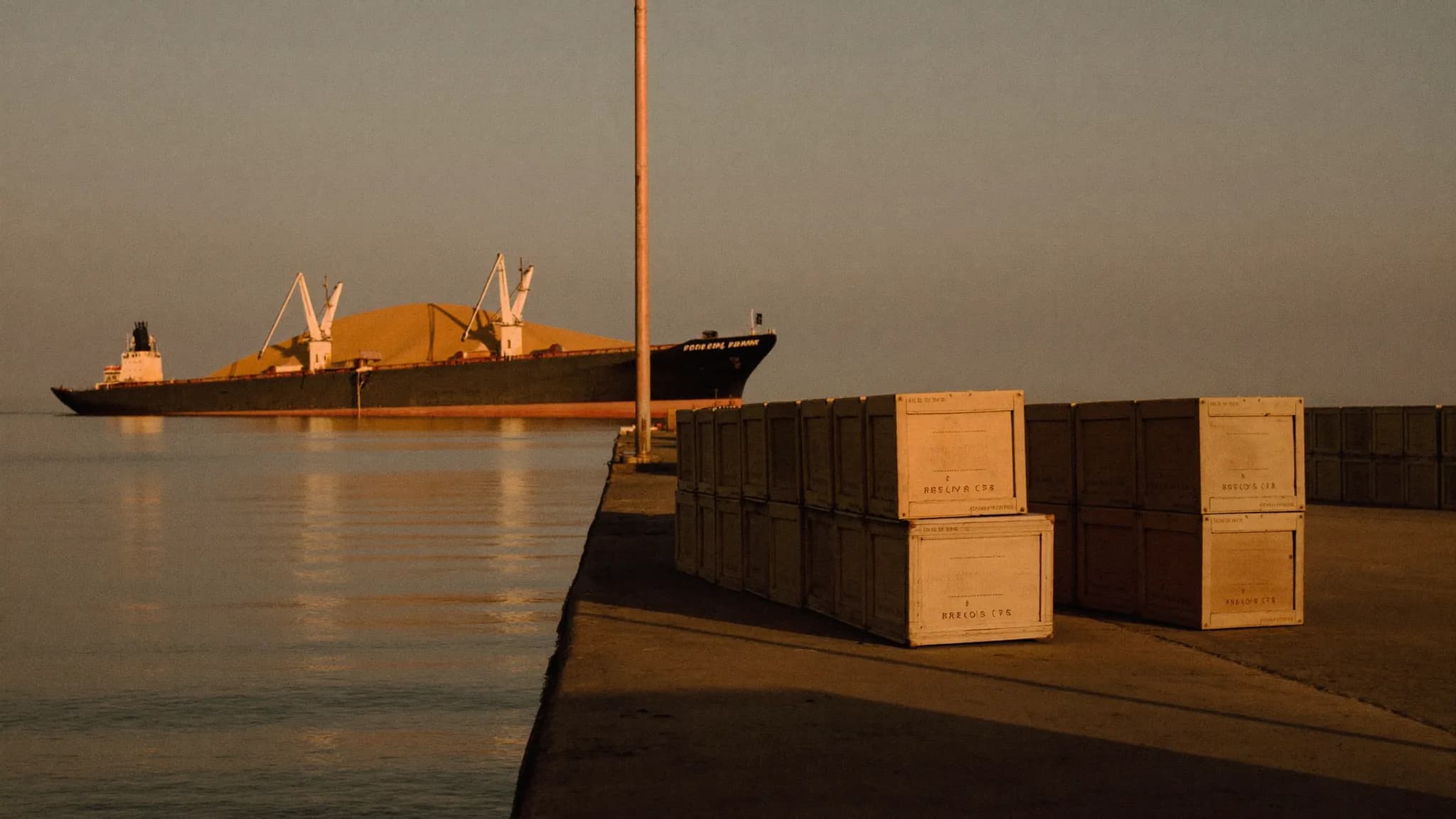 Two food-trade corridors on different continents where the bank chain runs longest